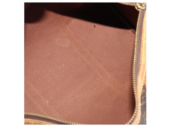 LOUIS VUITTON Monogram Sac Souple 35 Boston Bag M41626 LV Auth 201957 Monogramma - vista 12