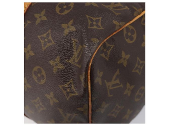 LOUIS VUITTON Monogram Sac Souple 35 Boston Bag M41626 LV Auth 201957 Monogramma - vista 14
