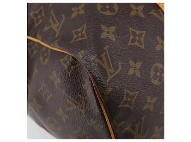 LOUIS VUITTON Monogram Sac Souple 35 Boston Bag M41626 LV Auth 201957 Monogramma - vista 15