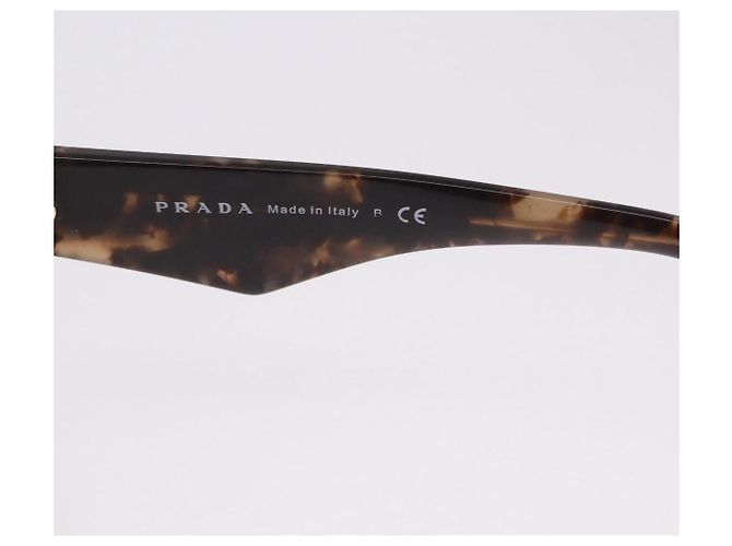 Gafas de sol PRADA plástico Brown CC Auth am12589V Castaño - vista 11