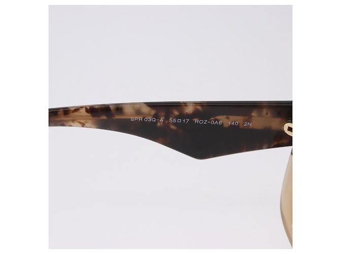 Gafas de sol PRADA plástico Brown CC Auth am12589V Castaño - vista 12