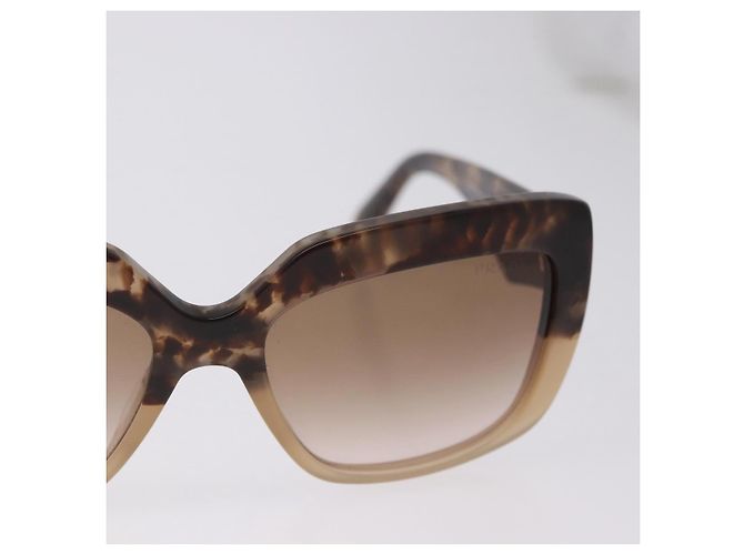 Gafas de sol PRADA plástico Brown CC Auth am12589V Castaño - vista 4