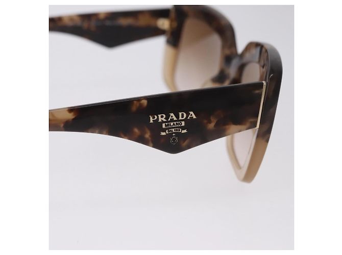 Gafas de sol PRADA plástico Brown CC Auth am12589V Castaño - vista 6
