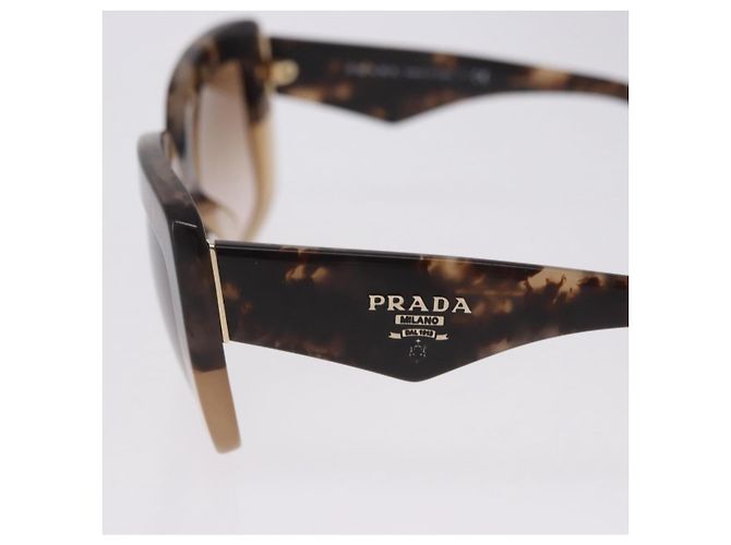 Gafas de sol PRADA plástico Brown CC Auth am12589V Castaño - vista 8