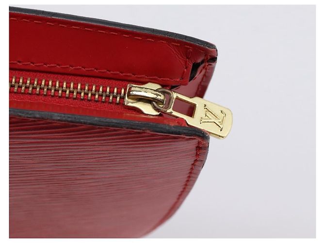 Borsa a mano LOUIS VUITTON Epi Saint Jacques Rossa M52277 LV Auth ka6069 Rosso - vista 10