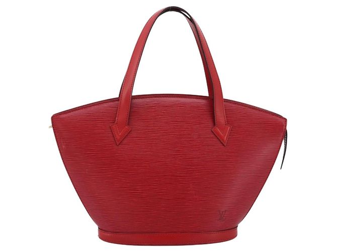 Borsa a mano LOUIS VUITTON Epi Saint Jacques Rossa M52277 LV Auth ka6069 Rosso - vista 13