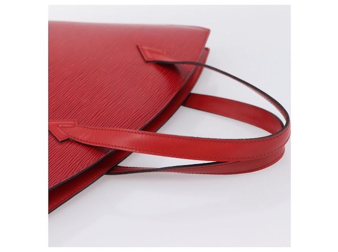 Borsa a mano LOUIS VUITTON Epi Saint Jacques Rossa M52277 LV Auth ka6069 Rosso - vista 7