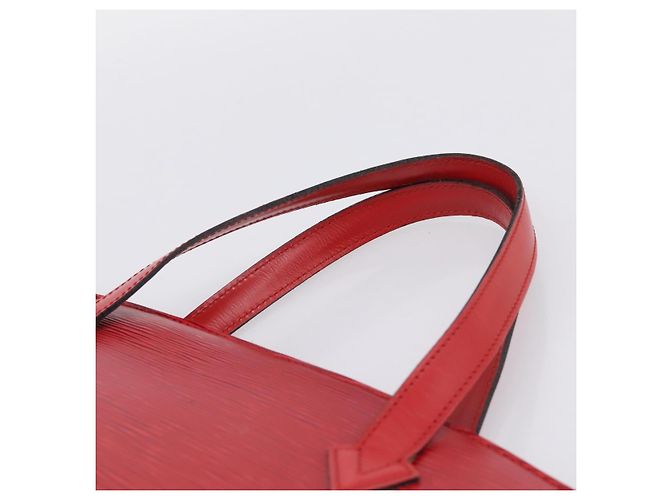 Borsa a mano LOUIS VUITTON Epi Saint Jacques Rossa M52277 LV Auth ka6069 Rosso - vista 8