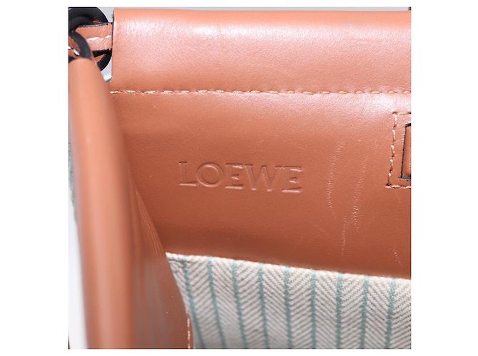 Borsa Tote LOEWE Anagram Cushion Tote Bag Canvas Light Green Auth ka6118A Verde chiaro - vista 21