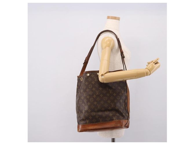 Borsa a tracolla LOUIS VUITTON Monogram Noe M42224 LV Auth 200730 Monogramma - vista 18