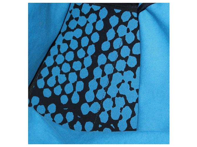 Borsa a mano BOTTEGA VENETA Canvas 2way Blue Auth bs36936 - vista 11