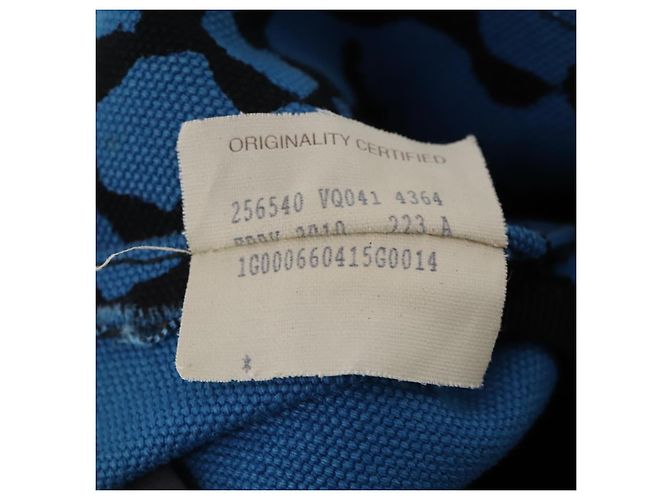 Borsa a mano BOTTEGA VENETA Canvas 2way Blue Auth bs36936 - vista 12