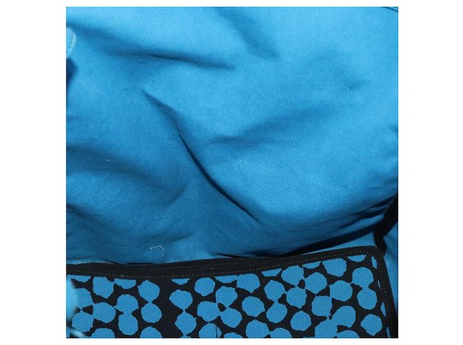 Borsa a mano BOTTEGA VENETA Canvas 2way Blue Auth bs36936 - vista 18