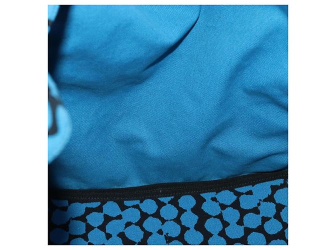 Borsa a mano BOTTEGA VENETA Canvas 2way Blue Auth bs36936 - vista 19