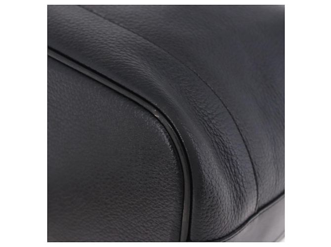Borsa a tracolla Burberrys in pelle nera e oro Auth 201263A Nero - vista 16