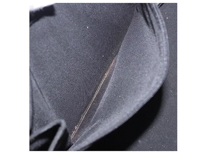 Borsa a mano CHANEL Matelasse con catena in pelle nera e argento CC Auth ka6174SAV Nero - vista 27