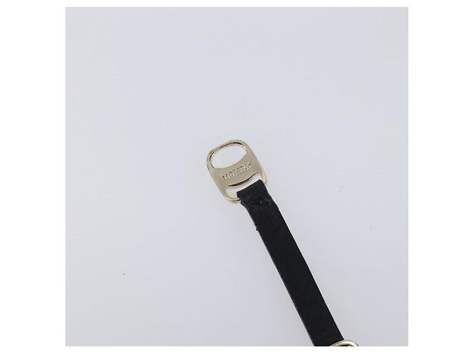 Bracciale Salvatore Ferragamo Vala Pelle Nero Oro Auth SW2868 D'oro - vista 14