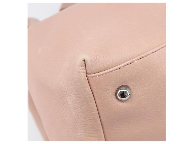 LOEWE Kaliyu GM Handtasche aus Leder Rosa Silber Auth hk4026A Pink - Ansicht 14
