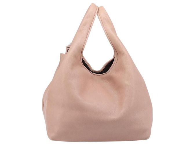 LOEWE Kaliyu GM Handtasche aus Leder Rosa Silber Auth hk4026A Pink - Ansicht 2