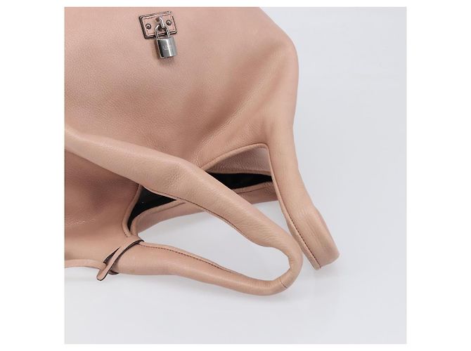 LOEWE Kaliyu GM Handtasche aus Leder Rosa Silber Auth hk4026A Pink - Ansicht 7