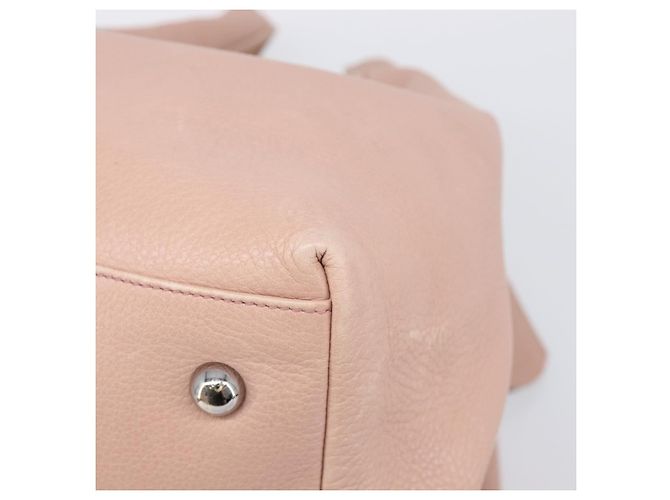 LOEWE Kaliyu GM Handtasche aus Leder Rosa Silber Auth hk4026A Pink - Ansicht 9