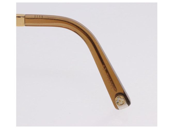 LOUIS VUITTON Gafas de sol Petit Spson Cateye plastic Gold Z0487E LV Auth bs36891 Dorado - vista 12