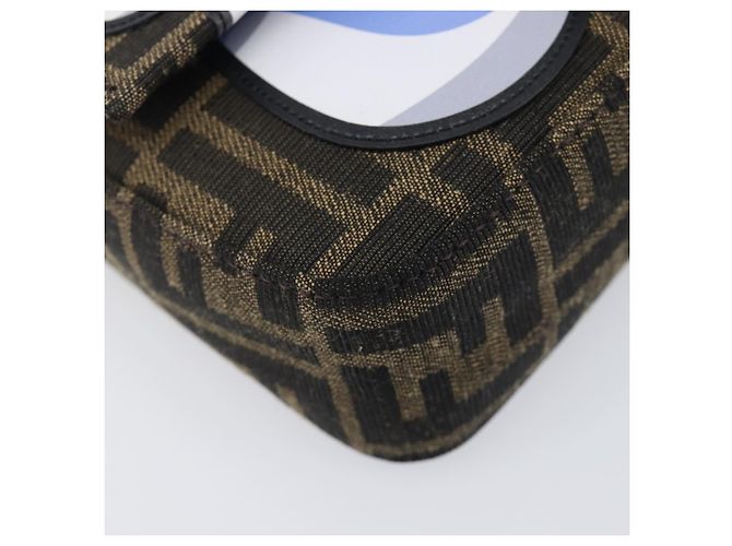 FENDI x FRGMT x POKEMON Mamma Baguette Dratini Zucca Brown 8BS017 Auth 167553SM Marrone Argento - vista 18