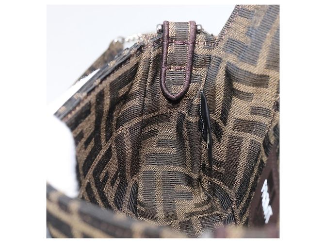 FENDI x FRGMT x POKEMON Mamma Baguette Dratini Zucca Brown 8BS017 Auth 167553SM Marrone Argento - vista 27