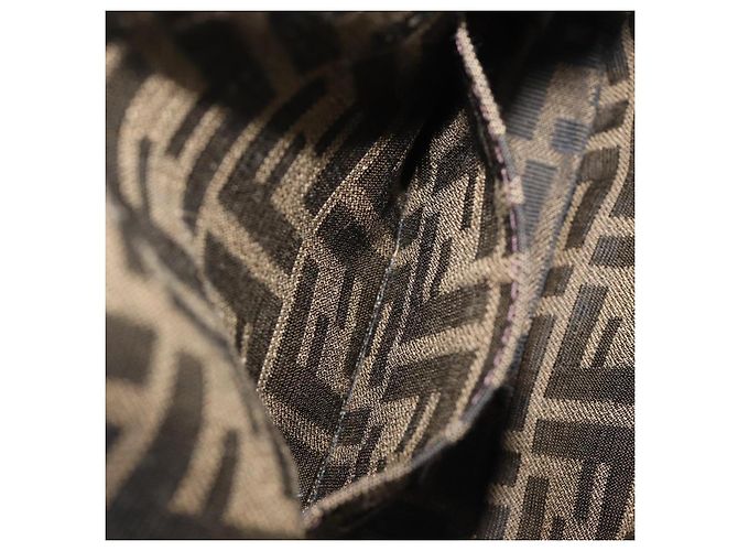 FENDI x FRGMT x POKEMON Mamma Baguette Dratini Zucca Brown 8BS017 Auth 167553SM Marrone Argento - vista 28