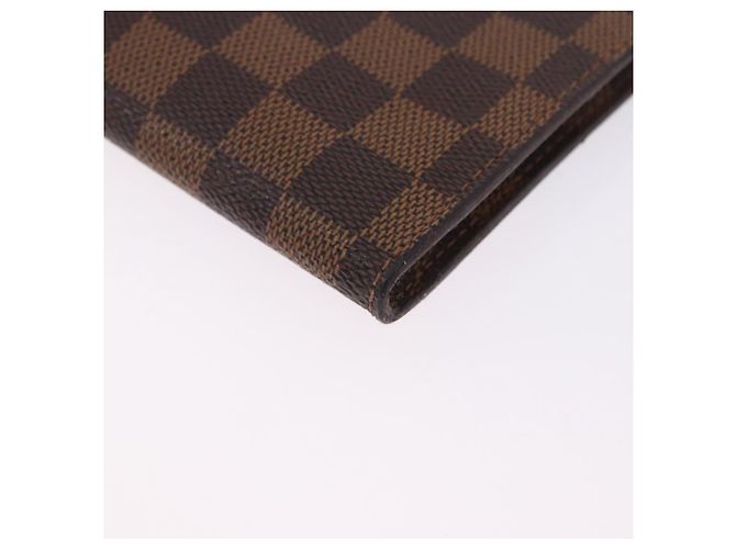 LOUIS VUITTON Damier Ebene Poche Toilette 15 Pouch N47548 LV Auth 203025 - vista 16