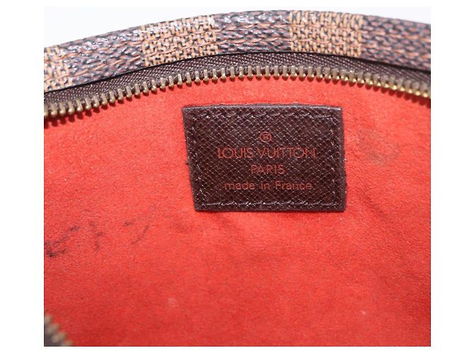 LOUIS VUITTON Damier Ebene Poche Toilette 15 Pouch N47548 LV Auth 203025 - vista 17