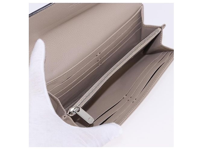 LOUIS VUITTON Mahina Portefeuille Iris Long Wallet Galet M60144 LV Auth 197911M Monogramma - vista 9