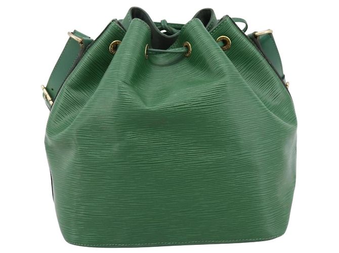 Borsa a tracolla LOUIS VUITTON Epi Petit Noe Verde M44104 LV Auth 201395V - vista 2