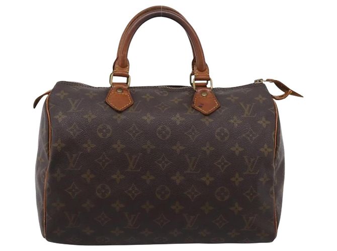 LOUIS VUITTON Monogram Speedy 30 Hand Bag M41526 LV Auth 200504 Monogramma - vista 13