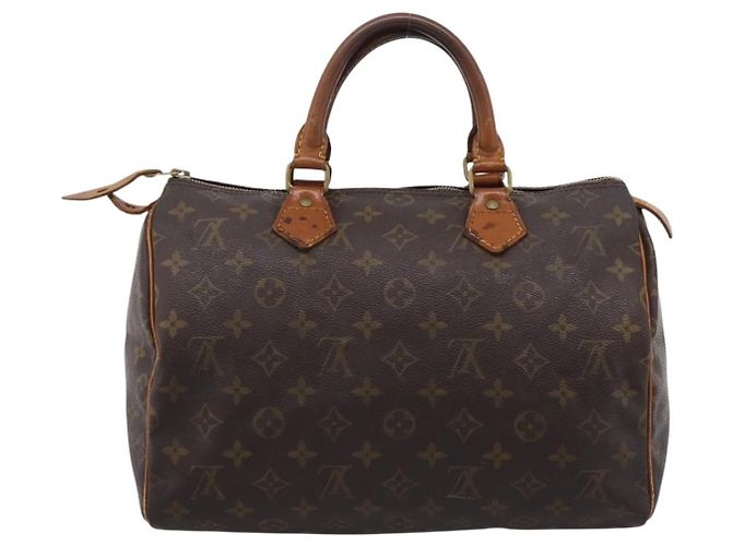 LOUIS VUITTON Monogram Speedy 30 Hand Bag M41526 LV Auth 200504 Monogramma - vista 2