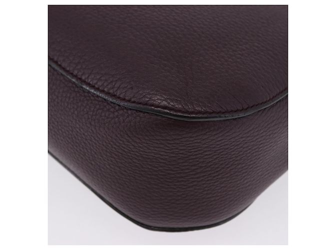 Borsa a tracolla BALLY in pelle Bordeaux Argento Auth 201238 Bordò - vista 18