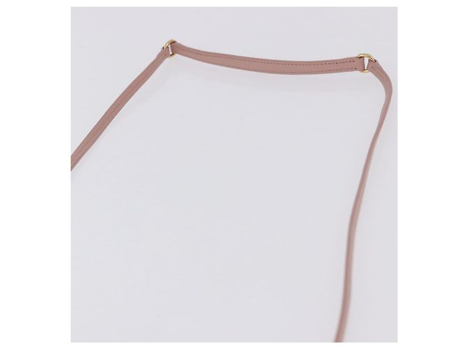 Borsa Miu Miu Matelassé Wonder Satin 2way Pink Gold Auth 197282V Rosa D'oro - vista 14