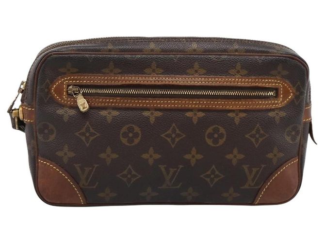 LOUIS VUITTON Monogram Marly Dragonne GM Clutch Bag M51825 LV Auth 203306 Monogramma - vista 13