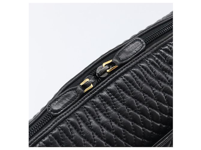 Borsa a mano BALLY in pelle nera e oro autentica BA15655A Nero D'oro - vista 10