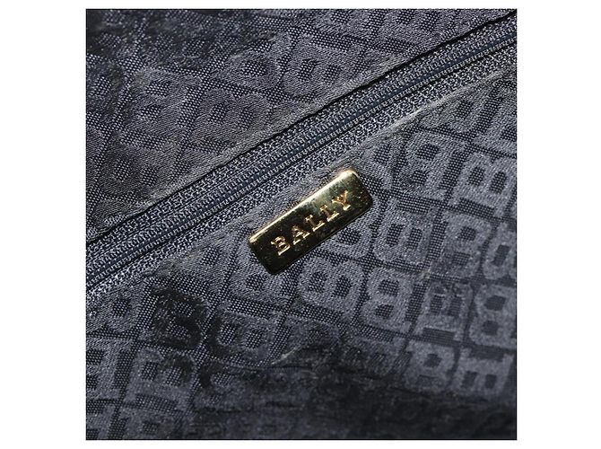 Borsa a mano BALLY in pelle nera e oro autentica BA15655A Nero D'oro - vista 18