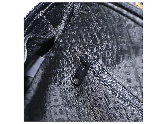 Borsa a mano BALLY in pelle nera e oro autentica BA15655A Nero D'oro - vista 21