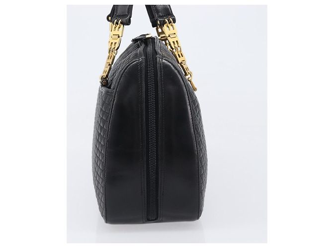 Borsa a mano BALLY in pelle nera e oro autentica BA15655A Nero D'oro - vista 3