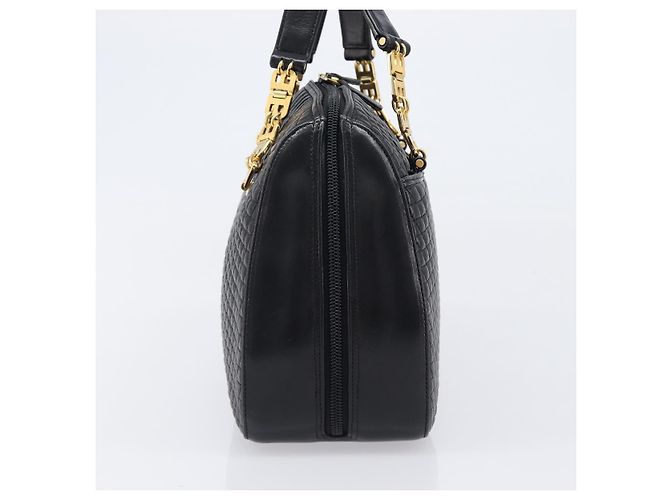 Borsa a mano BALLY in pelle nera e oro autentica BA15655A Nero D'oro - vista 4