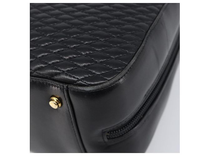 Borsa a mano BALLY in pelle nera e oro autentica BA15655A Nero D'oro - vista 9