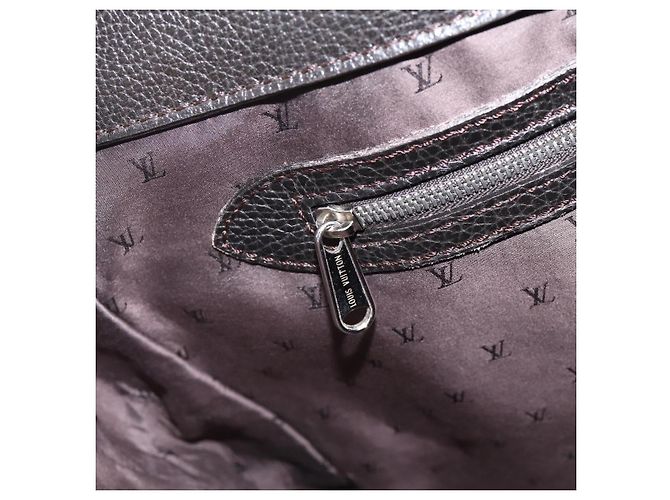 Borsa a mano LOUIS VUITTON Kabainsbruck Suede Brown Silver M95245 LV Auth 202462A Marrone Argento - vista 19