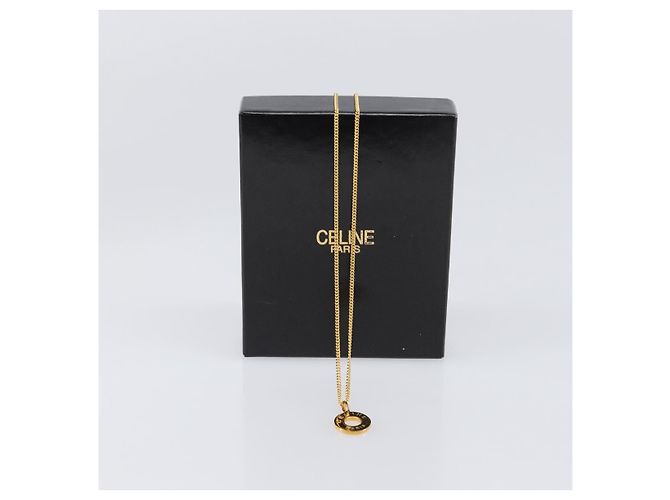 16 Céline Collar CELINE metal Gold Tone Auth SW2829V - vista 15