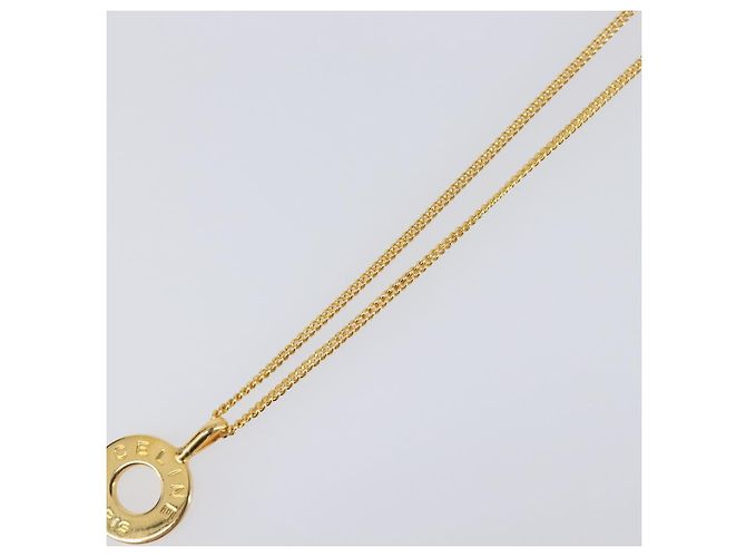 16 Céline Collar CELINE metal Gold Tone Auth SW2829V - vista 4
