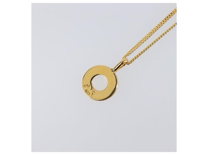 16 Céline Collar CELINE metal Gold Tone Auth SW2829V - vista 9