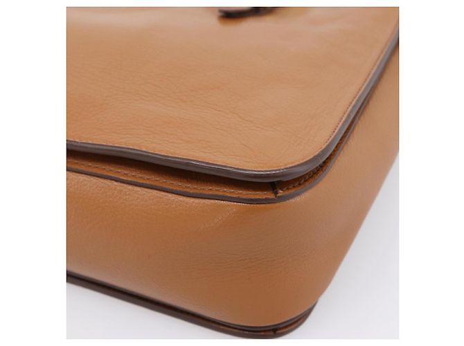 Borsa a mano Miu Miu in pelle 2way marrone oro autentica 202932V D'oro - vista 17