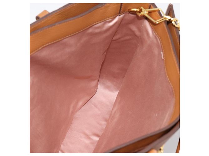 Borsa a mano Miu Miu in pelle 2way marrone oro autentica 202932V D'oro - vista 21